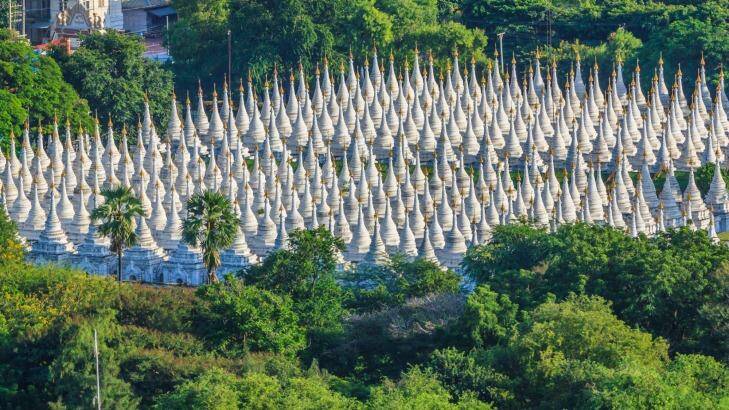 Kuthodaw Pagoda contains the worlds biggest book, Mandalay. Photo: iStock