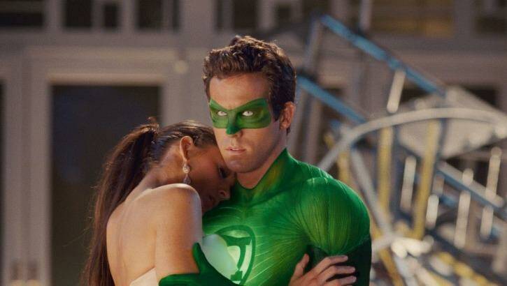 Ryan Reynolds as Green Lantern, his last superhero film which flopped at the box office.
 Photo: Warner Bros. Pictures. TM & ? DC