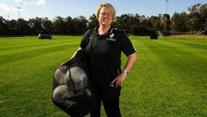 Canberra United coach Rae Dower.  Photo: Melissa Adams