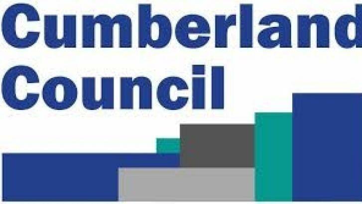 Cumberland Council, which has absorbed much of the controversial Auburn council, came up with this stopgap logo. Photo: Supplied.