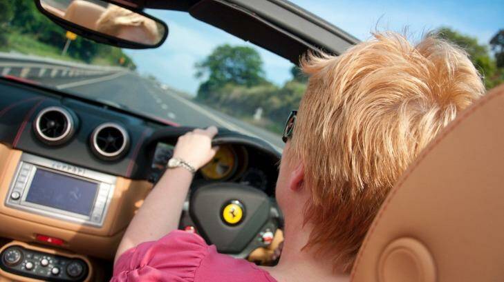 Women are being rewarded for safe driving by being charged half of the full licence  registration fee.