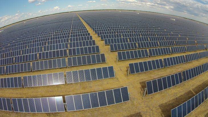 The Moree solar farm in NSW uses similar technology to the planned Victorian plants.