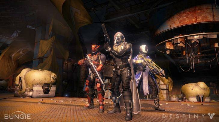 Teaming up: Destiny is an experience as social or as solitary as each player wants it to be.