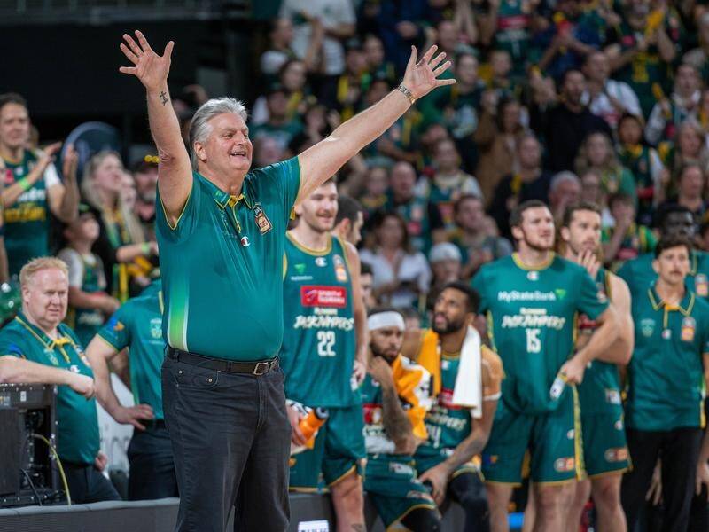 Scott Roth has rallied a team and a state to within one win of an historic NBL title. (Linda Higginson/AAP PHOTOS)