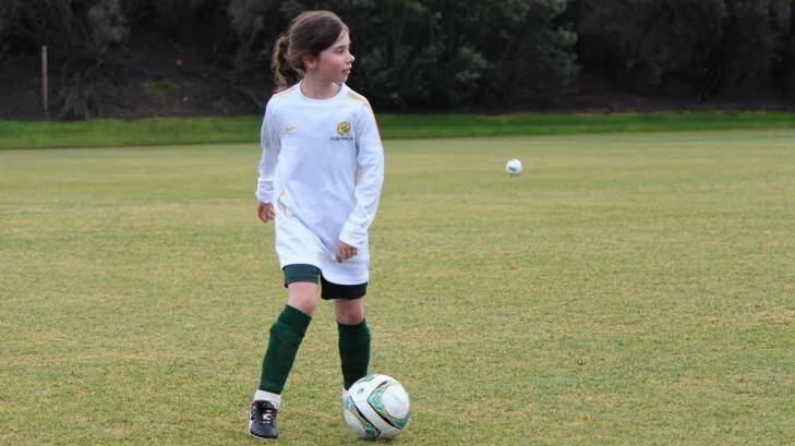 Angry and disappointed: Claire Falls, 12, wrote to Tony Abbott about the Pararoos losing their funding. Photo: Supplied