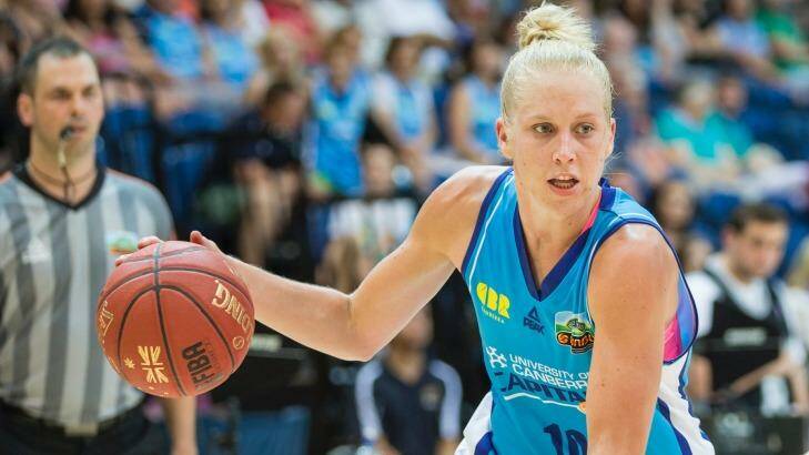 Abby Bishop was named the WNBL's best player on Wednesday. Photo: Matt Bedford