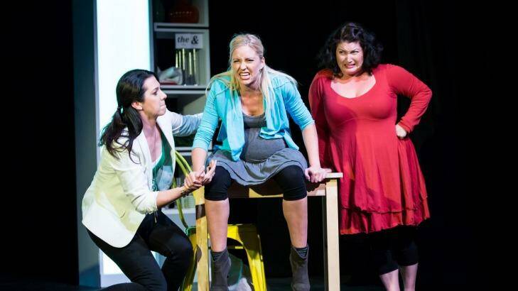 Mother, Wife and the Complicated Life: (l to r) Rosie Hosking, Amity Dry, Nikki Aitken. Photo: supplied