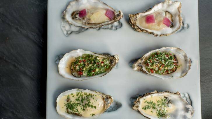 Tom Kitchin's oysters from Michelin-star restaurant  The Kitchin, Scotland. Photo: Supplied