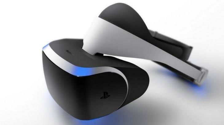 Up close: The PlayStation VR headset. Photo: Sony