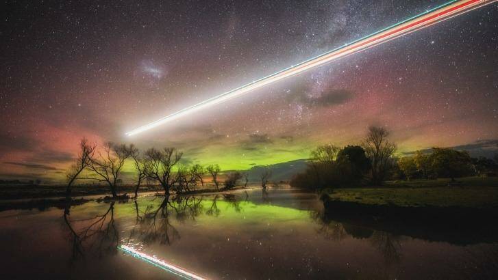 Dramatic effect: The Aurora Australis seen from northern Tasmania.  Photo: Jason L Stephens 