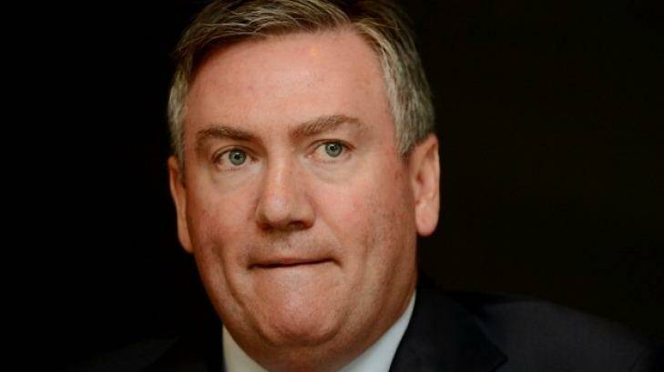 Triple M's Eddie McGuire maintained his position as Melbourne's top-rating FM breakfast host, despite a significant drop. Photo:  Pat Scala