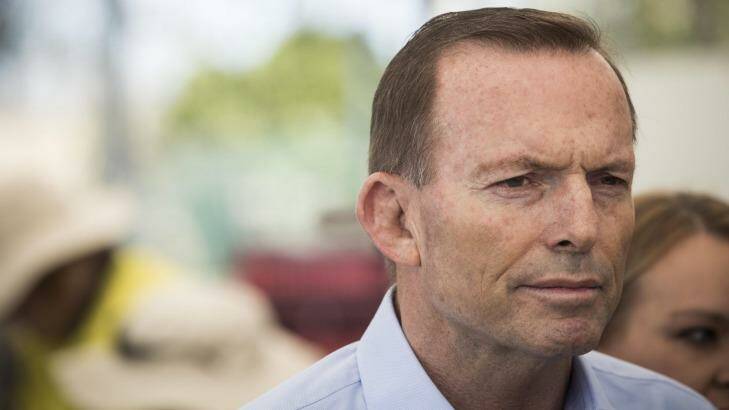 Prime Minister Tony Abbott ...  one of his finest qualities as a friend is loyalty. Photo: Dominic Lorrimer