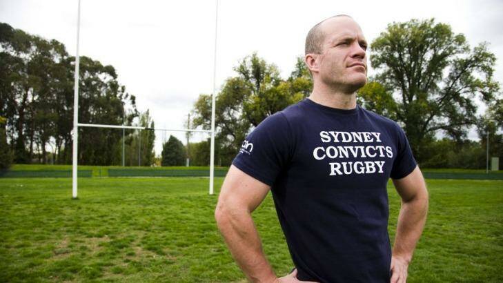 Bill Lockley plays for gay rugby league team Sydney Convicts but is not gay. Photo: Elesa Kurtz