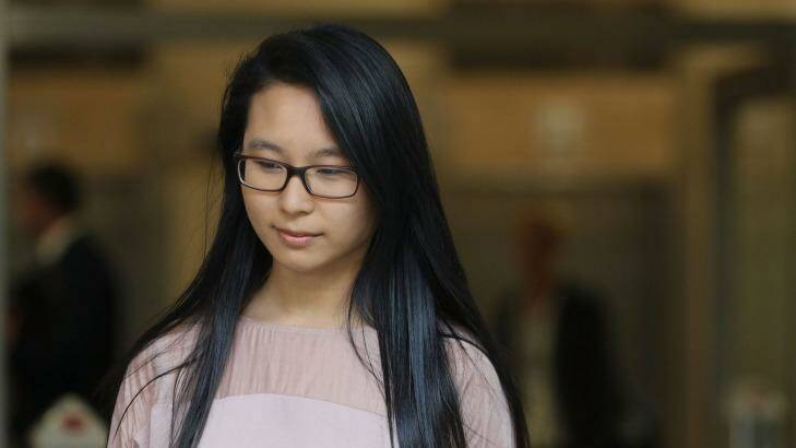 Fiona Ma leaves the Lindt cafe siege inquest after giving evidence. Photo: Cole Bennetts