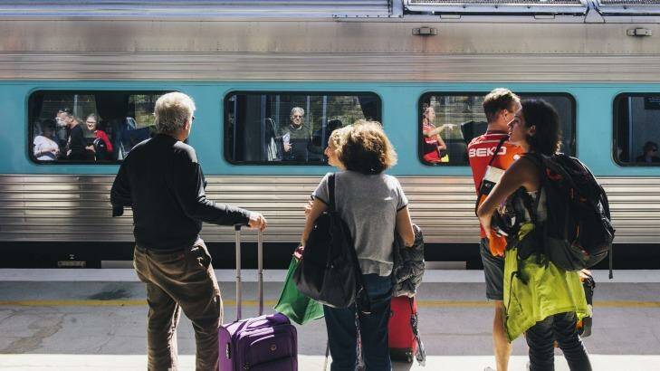 Twelve regional NSW railway stations will soon be unmanned while others, including Canberra, face staffing cuts. 
Canberra Railway station in Kingston on Wednesday morning. Photo: Rohan Thomson