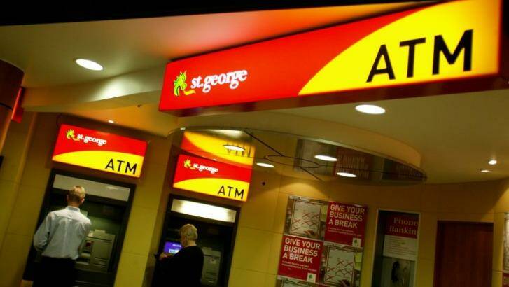 St George Bank, Bank of Melbourne and BankSA suffer outage. Photo: Virginia Star
