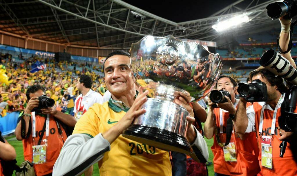 'Just a sweet feeling': Tim Cahill enjoys proving the knockers wrong with the ultimate vindication - the Asian Cup. Photo: Brendan Esposito