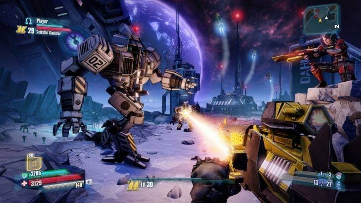 First-person shooter: A scene from Borderlands: The Pre-Sequel. Photo: 2K Games