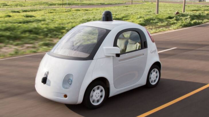 This is the 'Jetson-like' driverless car prototype that Google has engineered. Photo: Google