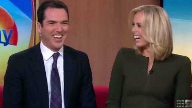 Sylvia says it would be “too difficult” to present with beau and Nine colleague Peter Stefanovic. Photo: Channel Nine/Today