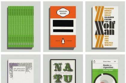 Penguin book cover designs by David Pearson.