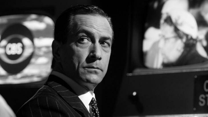 David Strathairn in George Clooney's <i>Good Night, And Good Luck</i>, set during the McCarthy era. Photo: Supplied