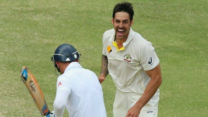 Mitchell Johnson will suit up for the Scorchers in this year's Big Bash. Photo: Chris Hyde
