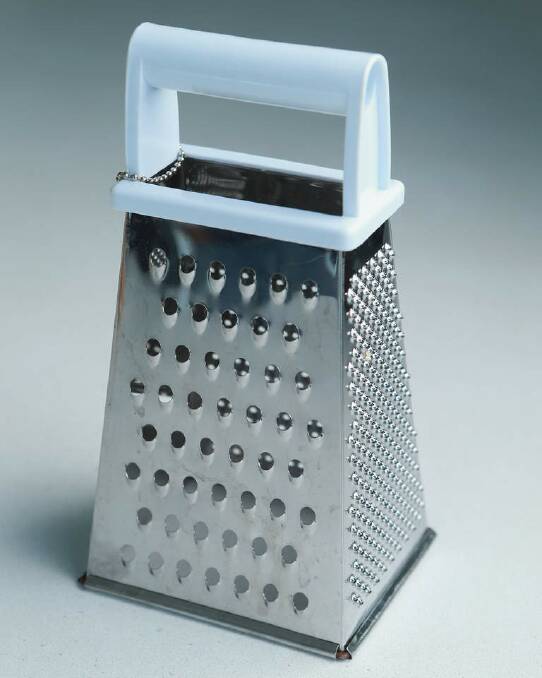 My toolkit: A box grater for cauliflower rice or quick grated salads or frittata. Photo: Wayne Taylor