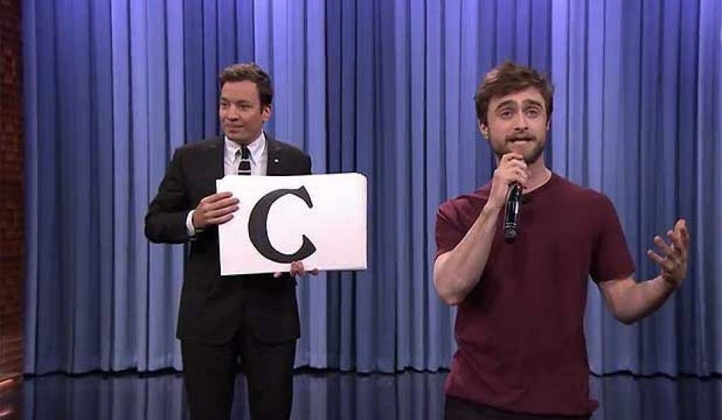 Dope Skills: Daniel Radcliffe raps on Jimmy Fallon's <i>Tonight Show</i>.