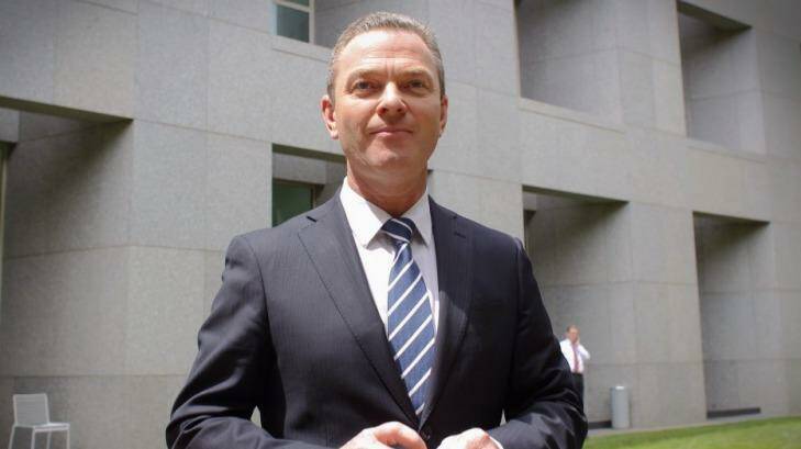Education Minister Christopher Pyne: Set to announce a higher education and research package in Tuesday's budget. Photo: Andrew Meares