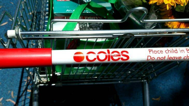 Group earnings may fall but the earnings of the flagship Coles supermarkets are expected to grow.