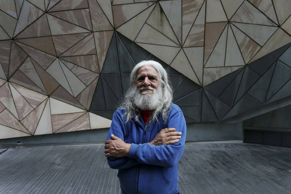 Indigenous elder Uncle Larry Walsh has won an arts grant for his oral storytelling work, <i>Star Stories</i>.  Photo: Paul Jeffers