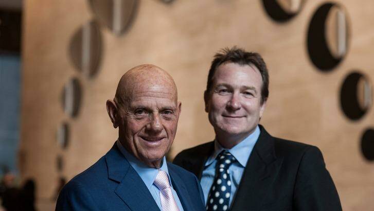 Strong trend: Premier Investments chairman Solomon Lew (left) and CEO Mark McInnes Photo: Josh Robenstone