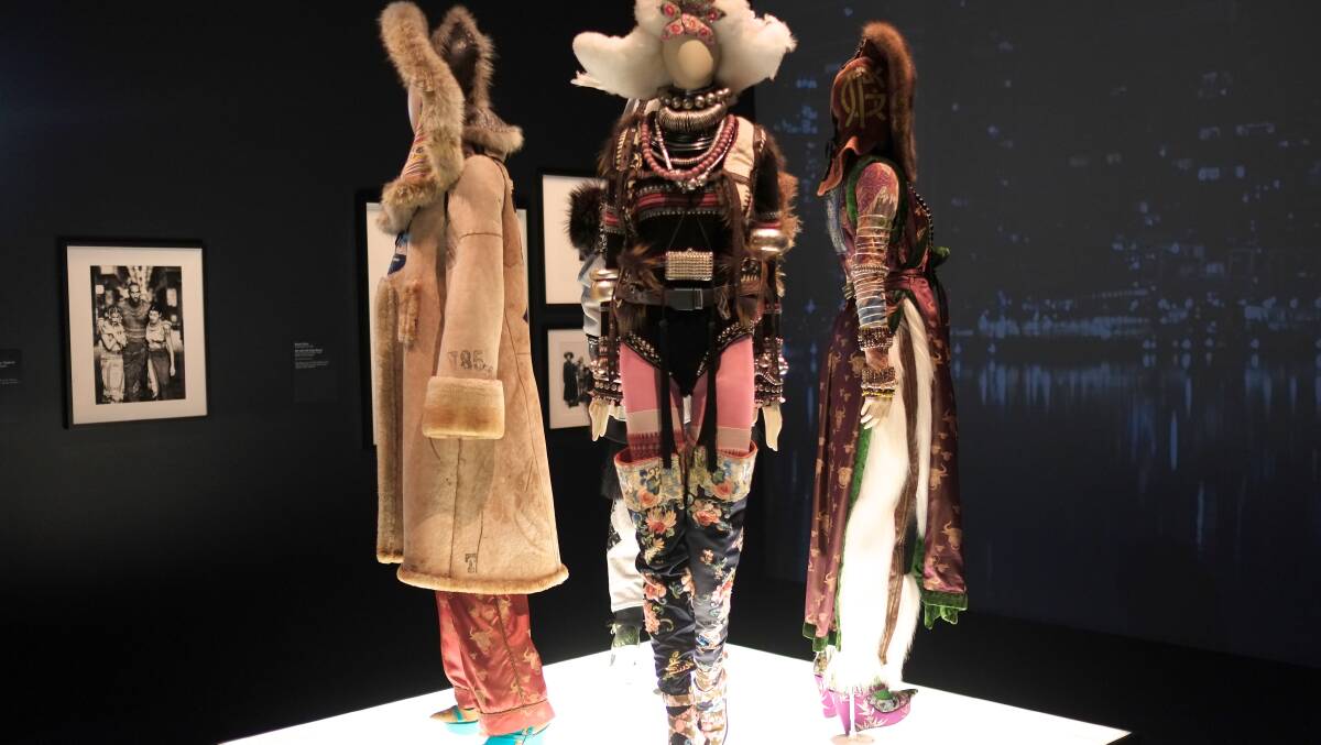 A look at the Jean Paul Gaultier exhibition at the National Gallery of Victoria.