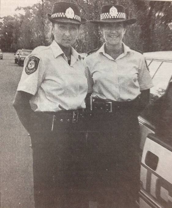 Constable Belinda Nash-Dennis and Constable First Class Genevieve Graham work to promote harmony between the citizens of Wagga and the police force.