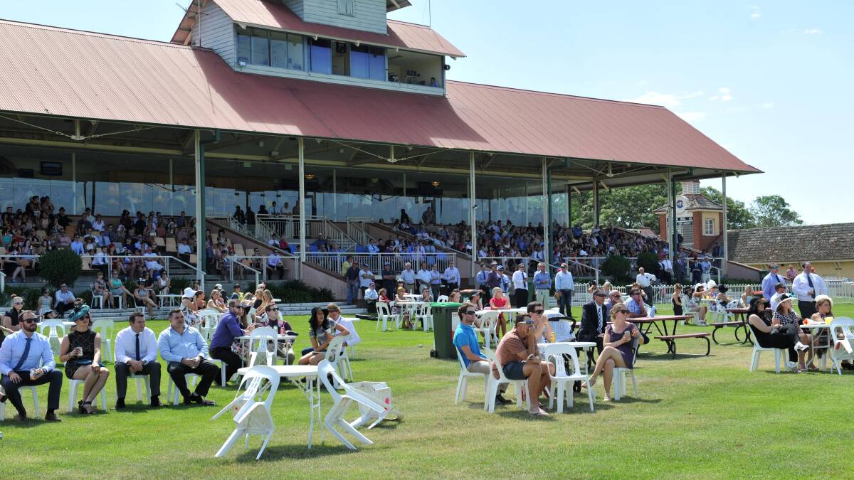 Punters at this year's Melbourne Cup in Wagga. Picture: Michael Frogley