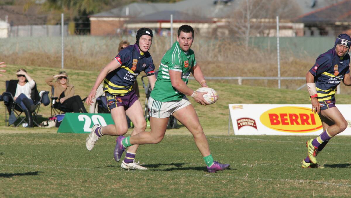 KEY PLAYER: Thunder are set to sign former Leeton forward Andrew Smith when he arrives in the town today. Smith has been lured to Albury from Group Two club Coffs Harbour. Picture: Leeton Irrigator