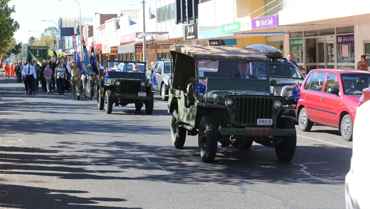Anzac Day in Griffith. Picture: Anthony Stipo 