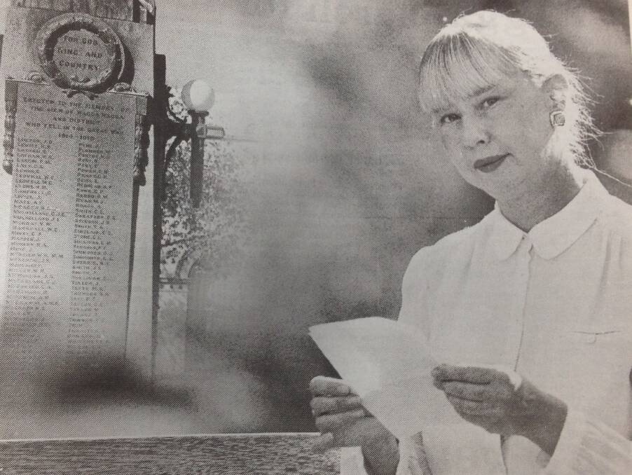 Diane Spittle wrote a poem entitled Cenotaph to commemorate the importance of Anzac Day.