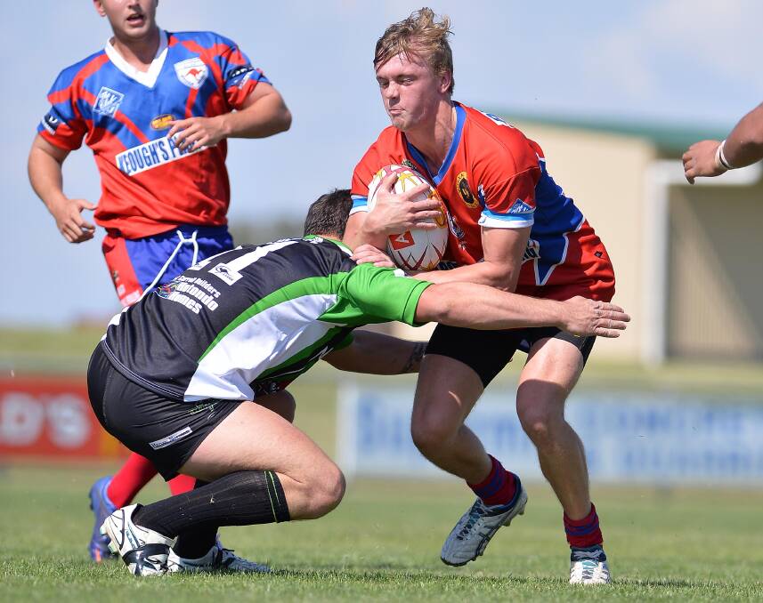 CHANGE OF SCENERY: Injured Kangaroos utility Hayden Jolliffe has signed with Group Nine rival Temora for the upcoming season.