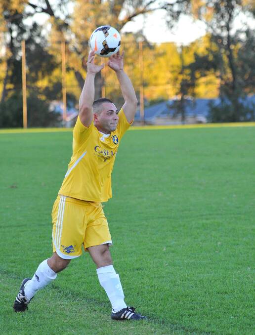 Griffith soccer. Eastern Wanderers v Yoogali. Picture: Kieren L Tilly