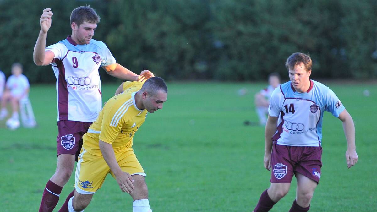 Griffith soccer. Eastern Wanderers v Yoogali. Picture: Kieren L Tilly