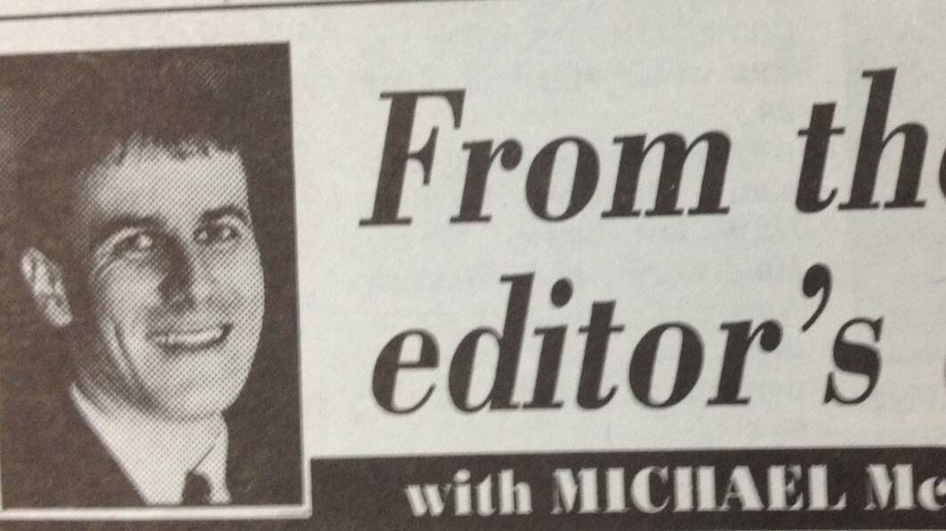 Former editor of The Daily Advertiser and current member for Riverina, Michael McCormack.