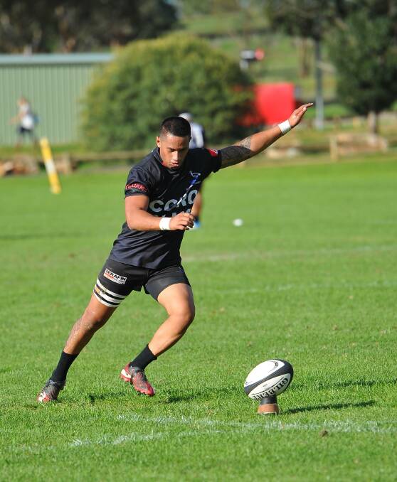 SIRU. Ag College v Griffith. Griffith's Vaea Mateo. Picture: Kieren L Tilly 