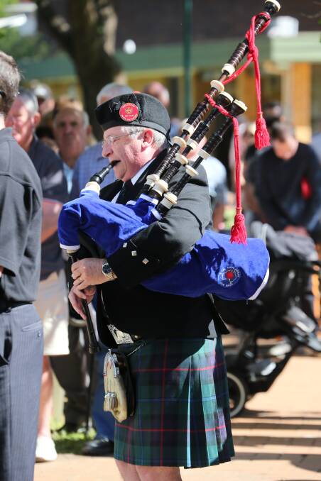Anzac Day in Griffith. Ray McIntosh. Picture: Anthony Stipo 