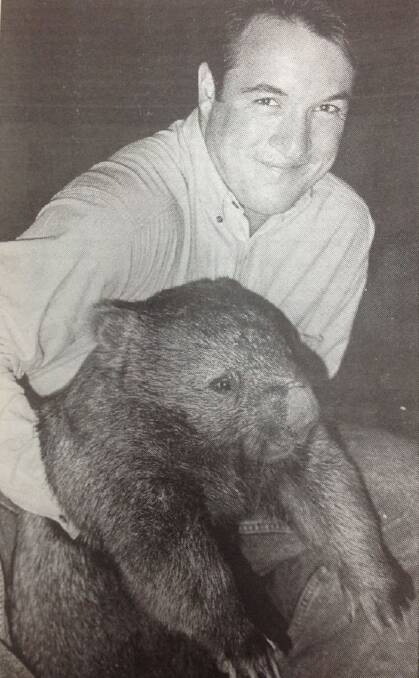 Mt Austin was known as the 'wombats' in Wagga and District Cricket Association so first grade captain Paul Galloway tracked down the team's mascot, Wally the Wombat.