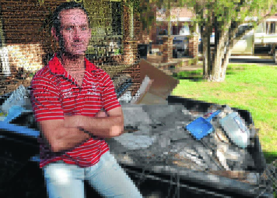 TOP JOB: Incoming Collingullie-Ashmont-Kapooka co-coach Brett Lenon takes a break from home renovations yesterday after being appointed to his new role at the Demons. Picture: Michael Frogley