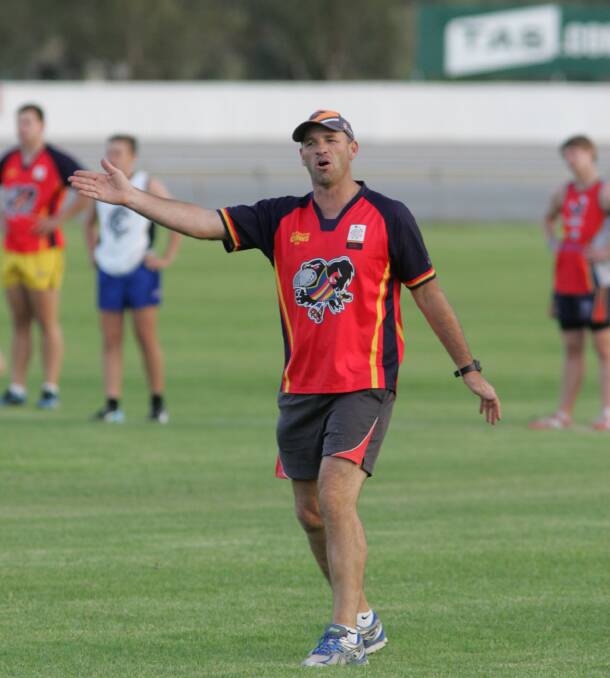 MAN IN CHARGE: Leeton-Whitton coach David Meline is happy with the Crows' efforts so far this season but maintains there is still a lot of work to be done. Picture: The Irrigator