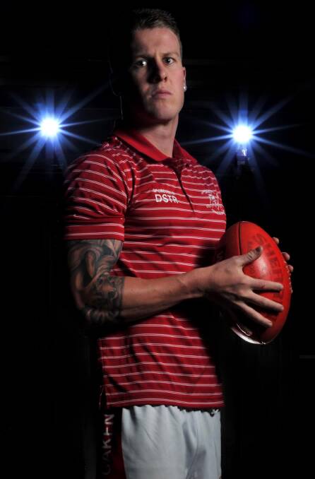 MAN OF THE MOMENT: Collingullie-Ashmont-Kapooka full-forward Brent Arho is ready for Sunday's Riverina Football League grand final. Picture: Michael Frogley