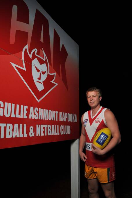 POSSIBLE INCLUSION: Experienced Collingullie-Ashmont-Kapooka footballer Nathan Fuller could earn a recall for the game against Ganmain-Grong Grong-Matong on Saturday after his five-goal haul against the Lions last time. 